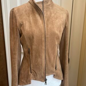 BCBGMaxAzria Camel Leather Jacket